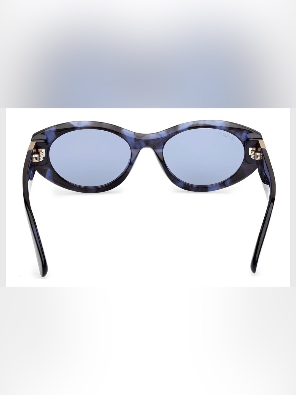 Max&Co MO0123/55V Oval Women’s Sunglasses Coloured Havana Blue Lenses NWT - Picture 6 of 6